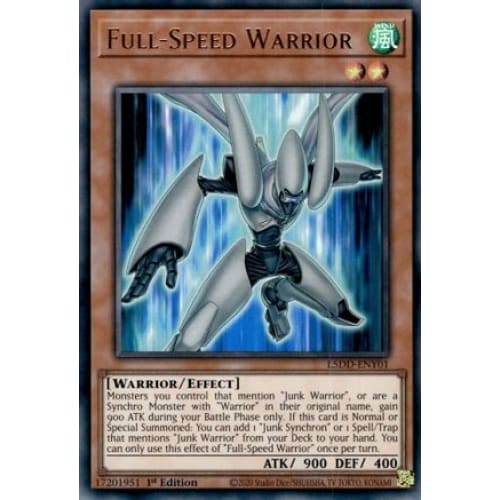 Full-Speed Warrior - L5DD-ENY01 Ultra Rare 1st Edition