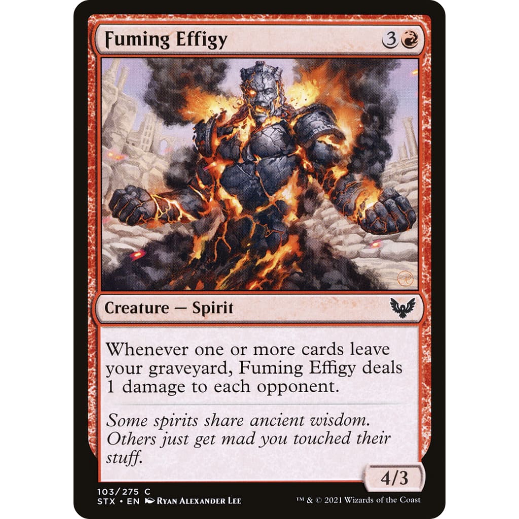 Fuming Effigy (STX-103) Foil