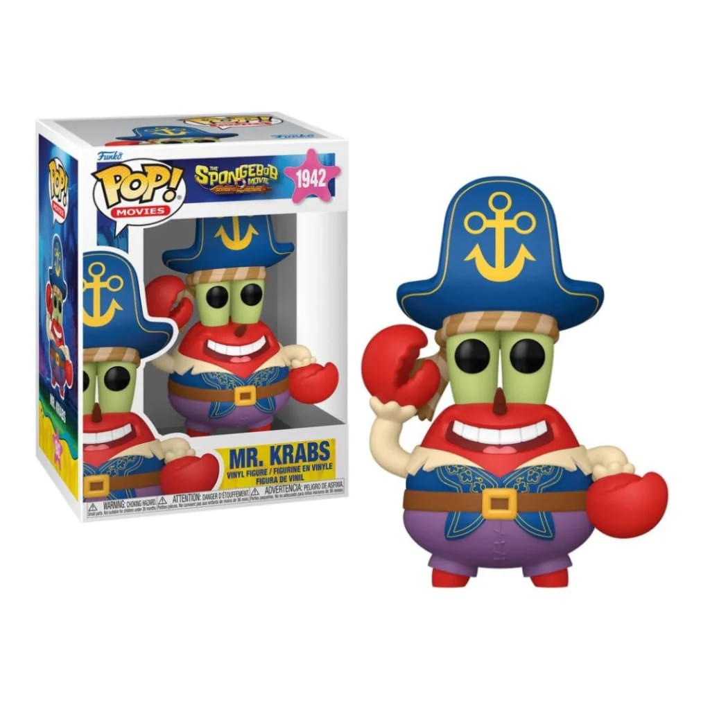Funko Spongebob Squarepants Movie: Search for Squarepants POP! Movies Mr. Krabs Vinyl Figure #1942