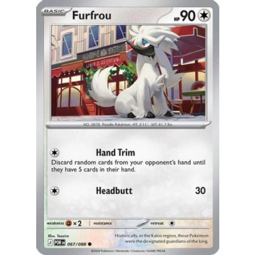 Furfrou (67) Common Reverse Holofoil