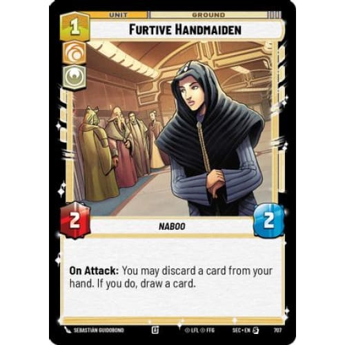 Furtive Handmaiden (Foil) (707)  Foil