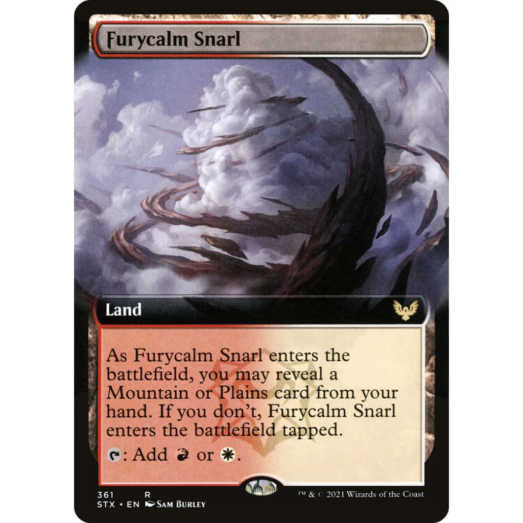 Furycalm Snarl (Extended Art) (STX-361): (Extended Art) Foil