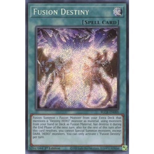 Fusion Destiny - BLCR-EN088 Secret Rare 1st Edition