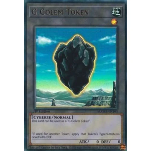 G Golem Token - MAMA-EN103 Ultra Rare 1st Edition