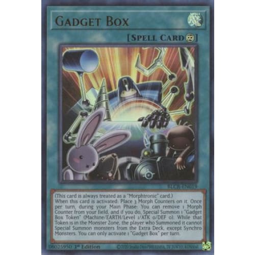 Gadget Box - BLCR-EN019 Ultra Rare 1st Edition