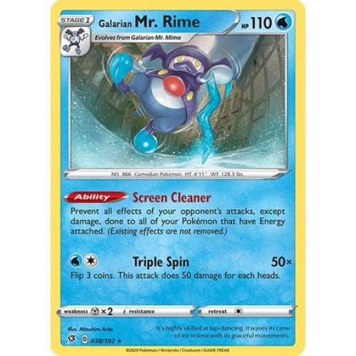 Galarian Mr. Rime (38) Rare Classic