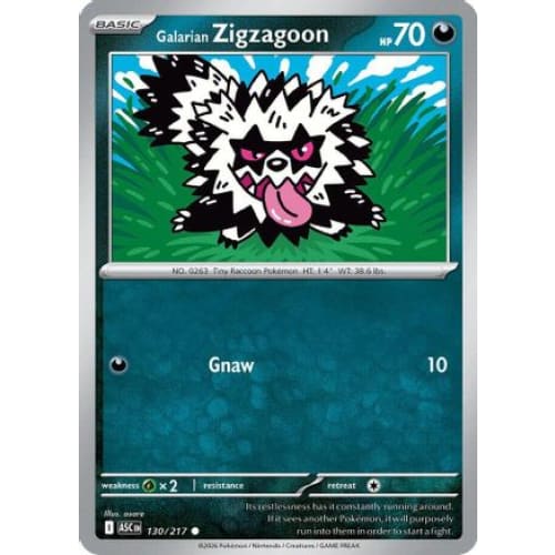 Galarian Zigzagoon (130) Common