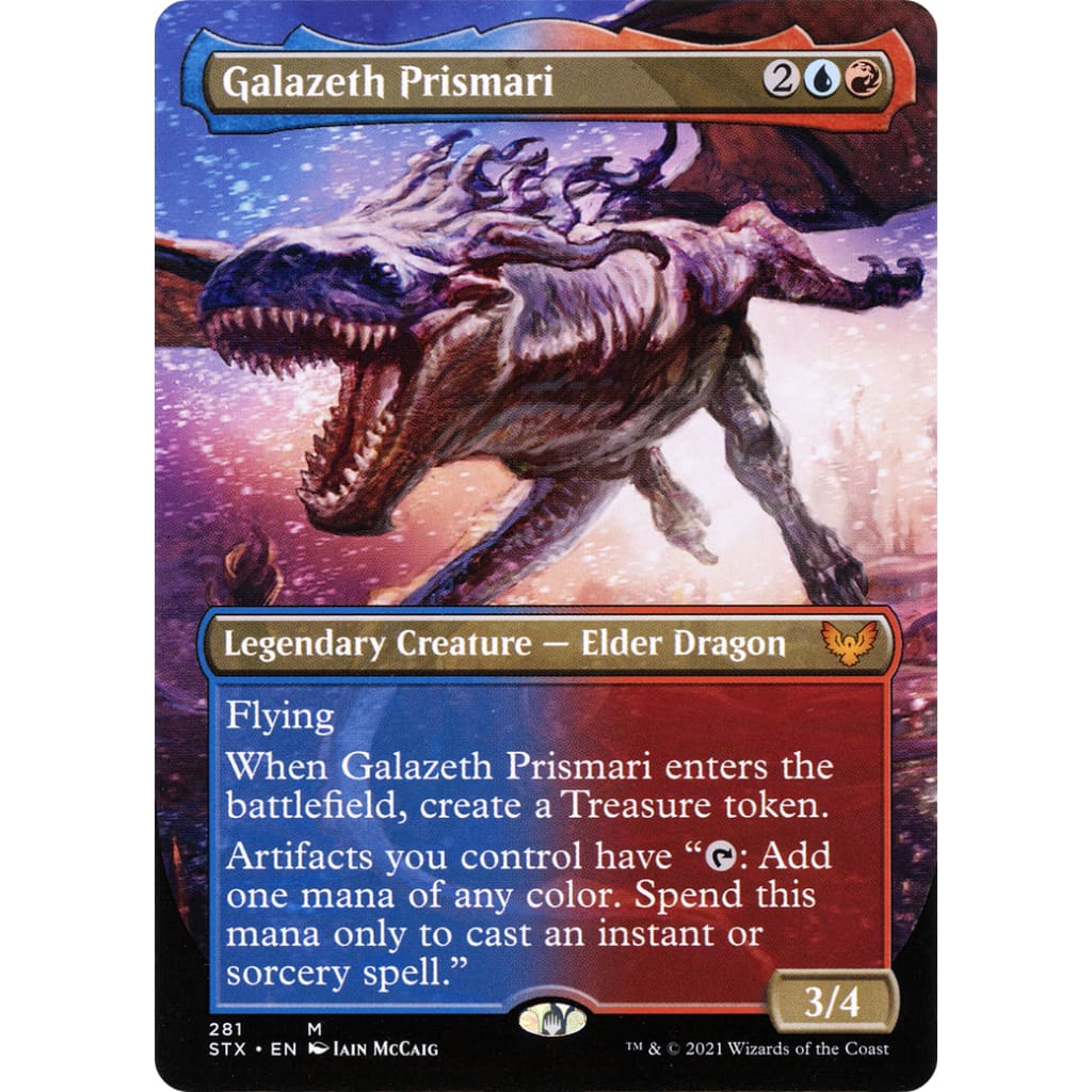 Galazeth Prismari (Borderless) (STX-281) (Borderless) Foil