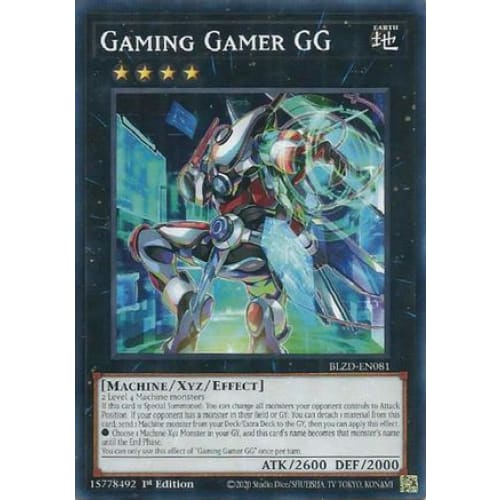 Gaming Gamer GG - BLZD-EN081 Common / Short Print 1st Edition