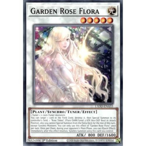 Garden Rose Flora - L5DD-ENA33 Common / Short Print 1st Edition