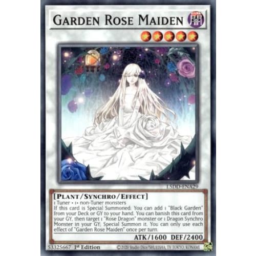 Garden Rose Maiden - L5DD-ENA29 Common / Short Print 1st Edition