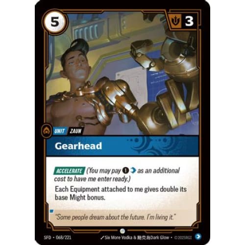 Gearhead (068/221) - Spiritforged Foil