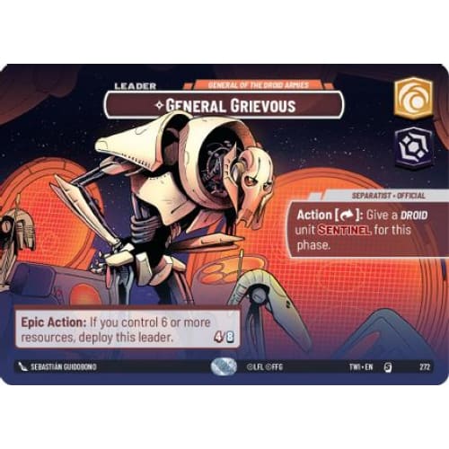 General Grievous - General of the Droid Armies (Showcase) (272)  Foil