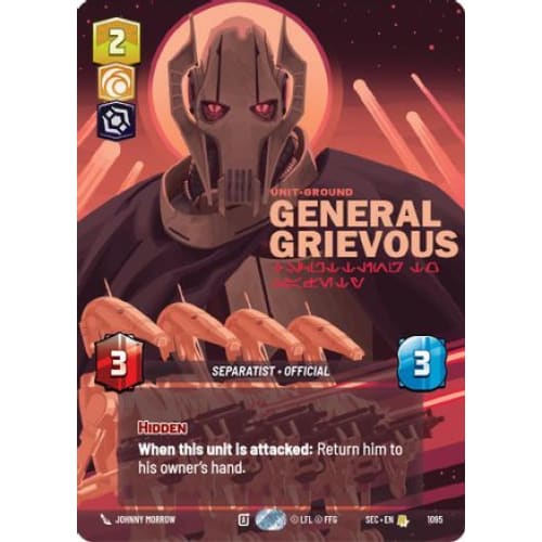 General Grievous - Scuttling to Safety (Prestige Foil) (1095)  Foil