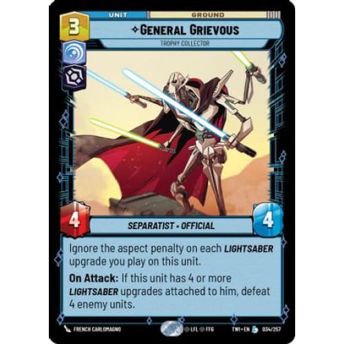 General Grievous - Trophy Collector (034/257)  Foil