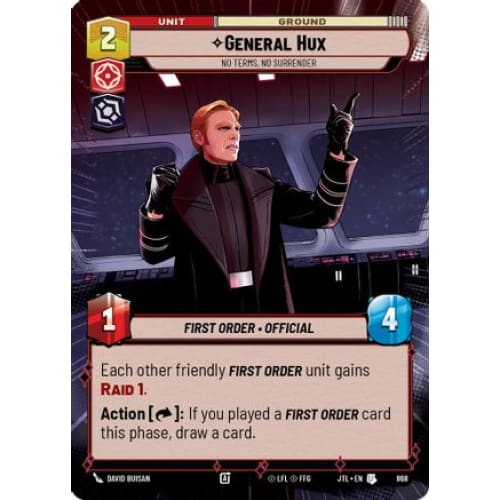 General Hux - No Terms, No Surrender (Hyperspace Foil) (868)  Foil