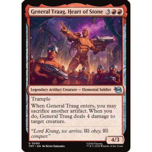 General Traag, Heart of Stone (TMT-090) Foil