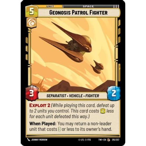 Geonosis Patrol Fighter (215/257)