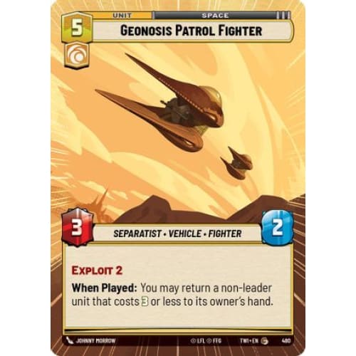 Geonosis Patrol Fighter (Hyperspace) (480)