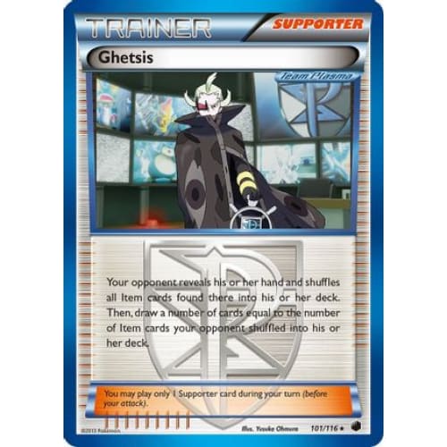 Ghetsis (Team Plasma) (101) Holo Rare Holofoil