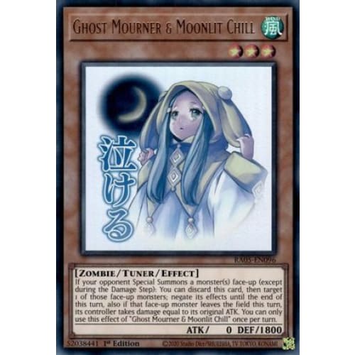 Ghost Mourner & Moonlit Chill - RA05-EN096 Ultra Rare 1st Edition