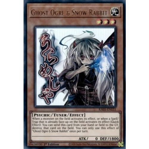 Ghost Ogre & Snow Rabbit - RA05-EN131 Ultra Rare 1st Edition