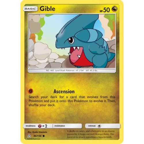 Gible (96) (96) Common Reverse Holofoil