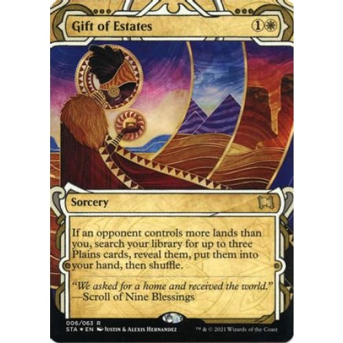 Gift of Estates (Foil Etched) (STA-006) (Borderless) Foil