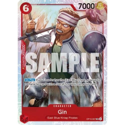 Gin OP15-007 SR Adventure on Kami's Island  Foil