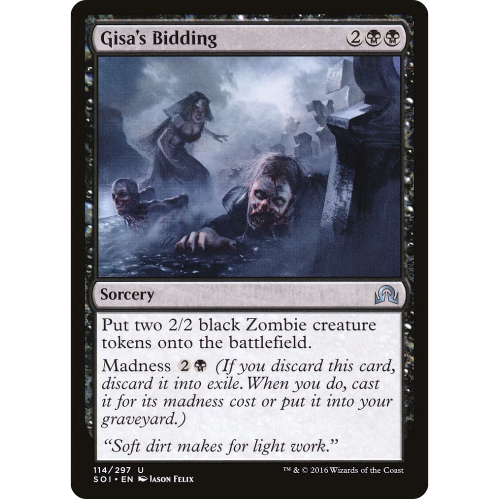 Gisa's Bidding (SOI-114) Foil