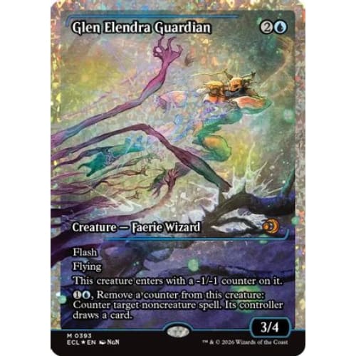 Glen Elendra Guardian (0393) (Showcase) (Fracture Foil) (ECL-393) Foil