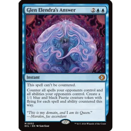 Glen Elendra's Answer (ECL-052)