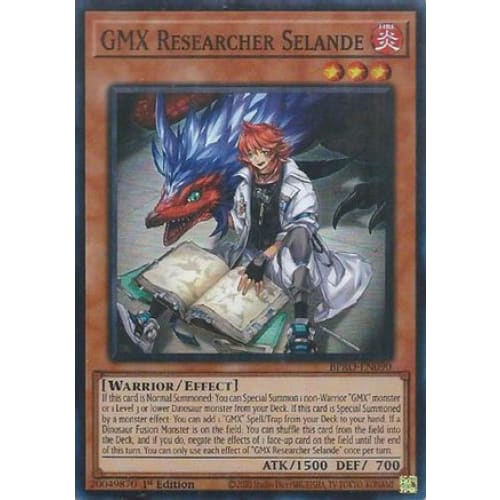 GMX Researcher Selande - BPRO-EN090 Super Rare 1st Edition