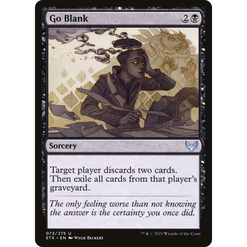 Go Blank (STX-072) Foil