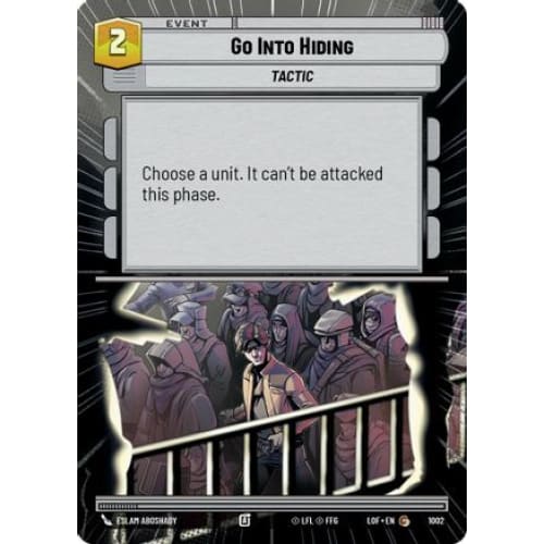Go Into Hiding (Hyperspace Foil) (1002)  Foil