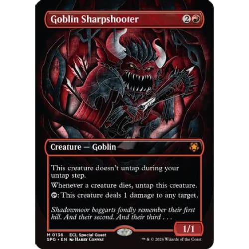 Goblin Sharpshooter (Borderless) (SPG-136) Foil