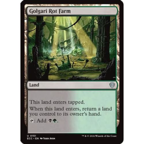 Golgari Rot Farm (ECC-151)