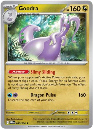 Goodra (68) Rare Classic Holofoil