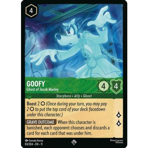 Goofy - Ghost of Jacob Marley (83/204) - Winterspell