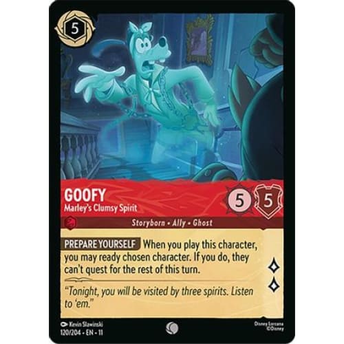 Goofy - Marley's Clumsy Spirit (120/204) - Winterspell