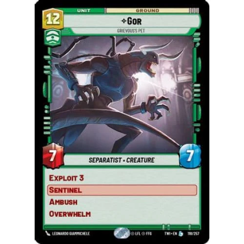 Gor - Grievous's Pet (118/257)  Foil