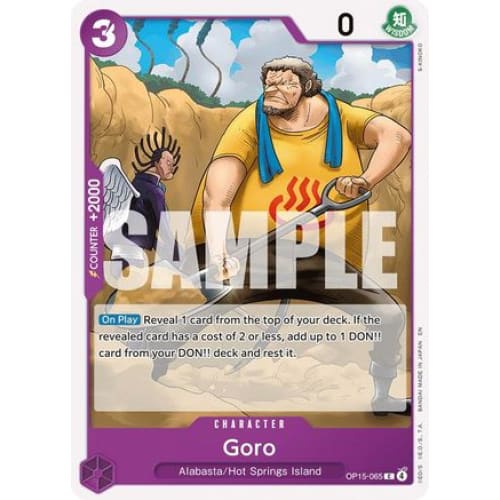 Goro OP15-065 C Adventure on Kami's Island