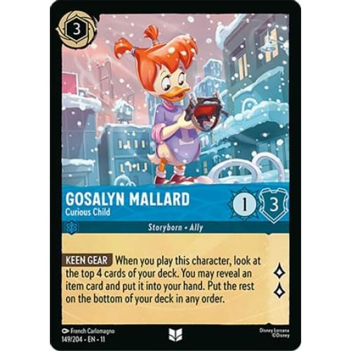 Gosalyn Mallard - Curious Child (149/204) - Winterspell Cold Foil
