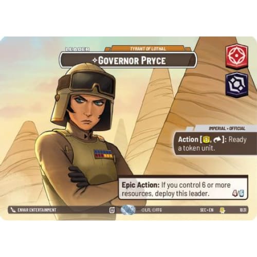 Governor Pryce - Tyrant of Lothal (Showcase) (1031)  Foil