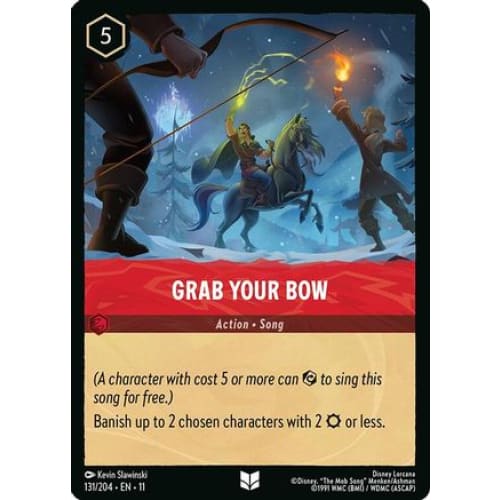 Grab Your Bow (131/204) - Winterspell Cold Foil