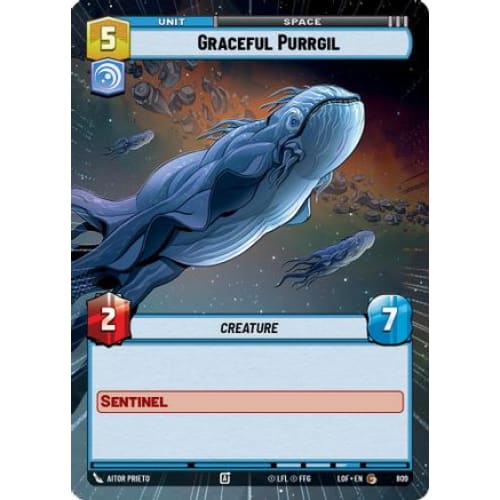 Graceful Purrgil (Hyperspace Foil) (809)  Foil