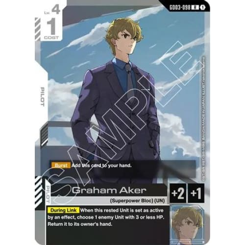 Graham Aker (GD03-098) - Steel Requiem Holofoil
