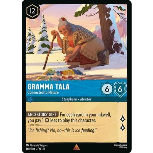 Gramma Tala - Connected to Nature (148/204) - Winterspell Cold Foil