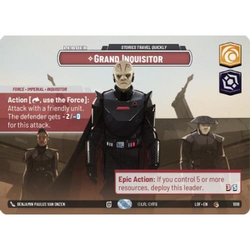 Grand Inquisitor - Stories Travel Quickly (Showcase) (1018)  Foil