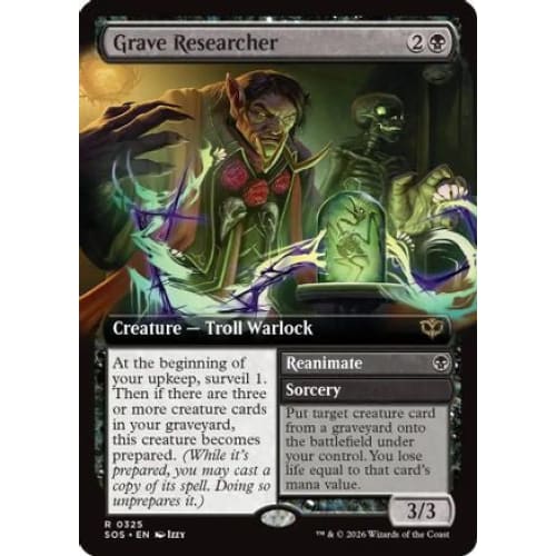 Grave Researcher (Extended Art) (SOS-325)